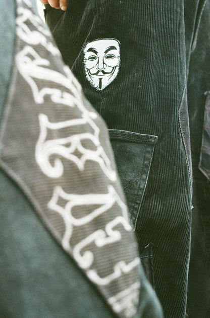 Pantalon losange , noir jean